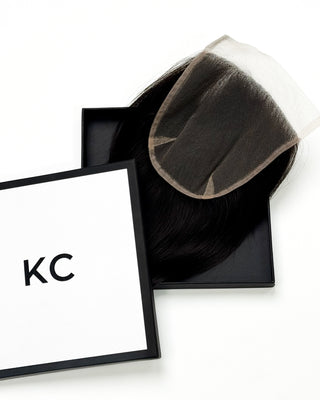 Shade 1B - 6x6 Hand Tied - Luxury Lace Closure