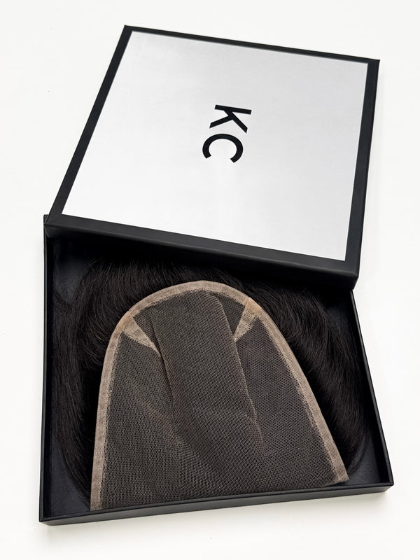 Shade 1B - 6x6 Hand Tied - Luxury Lace Closure